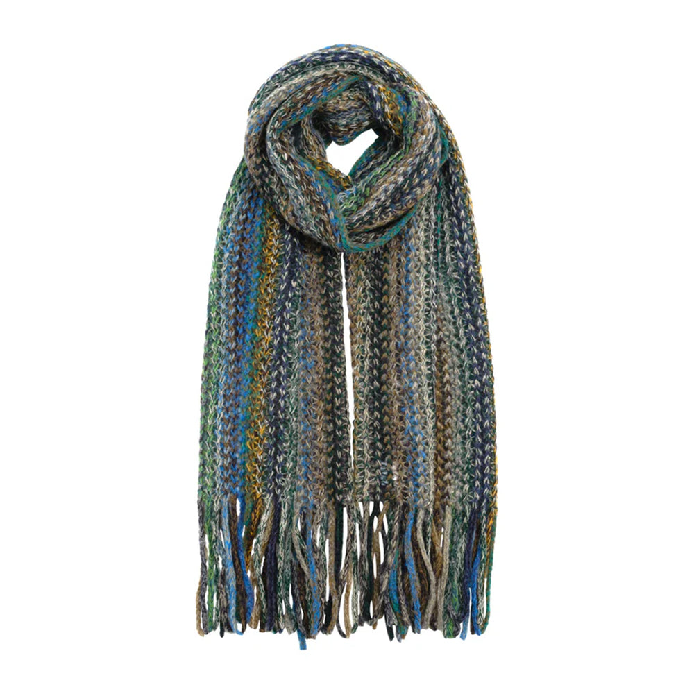 Microstripe Netting Stitch Scarf