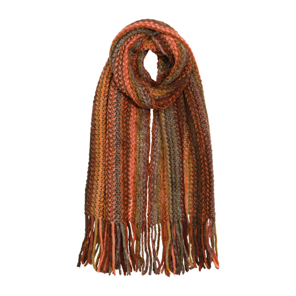 Microstripe Netting Stitch Scarf