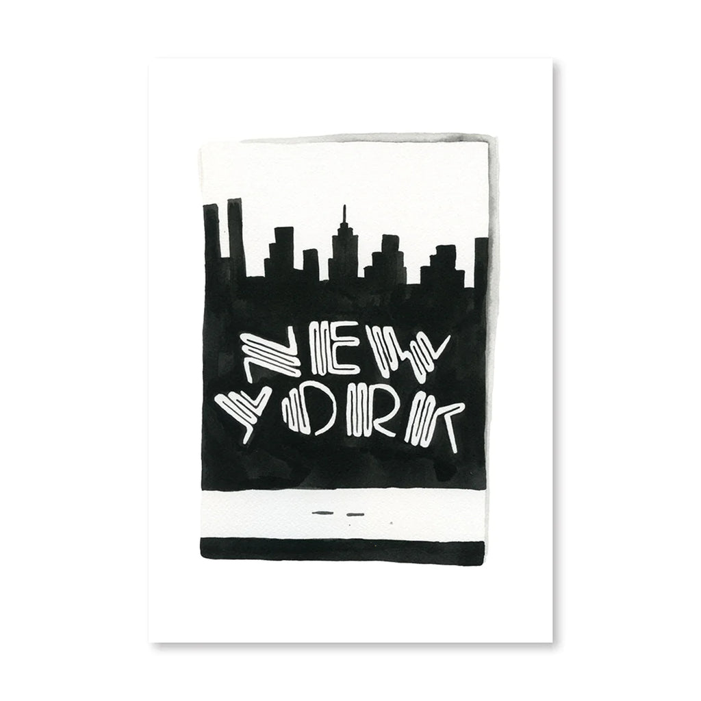 New York City Matchbook Print