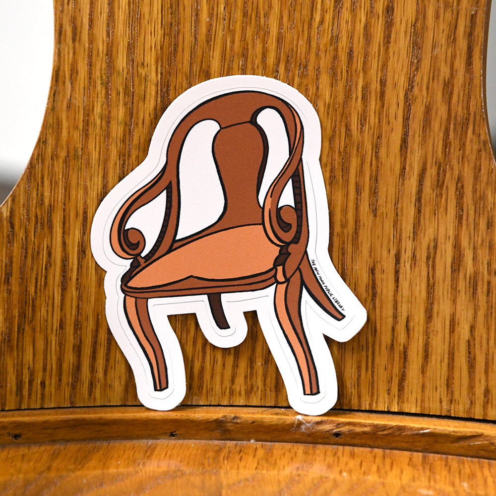 NYPL Rose Main Reading Room Chair Sticker