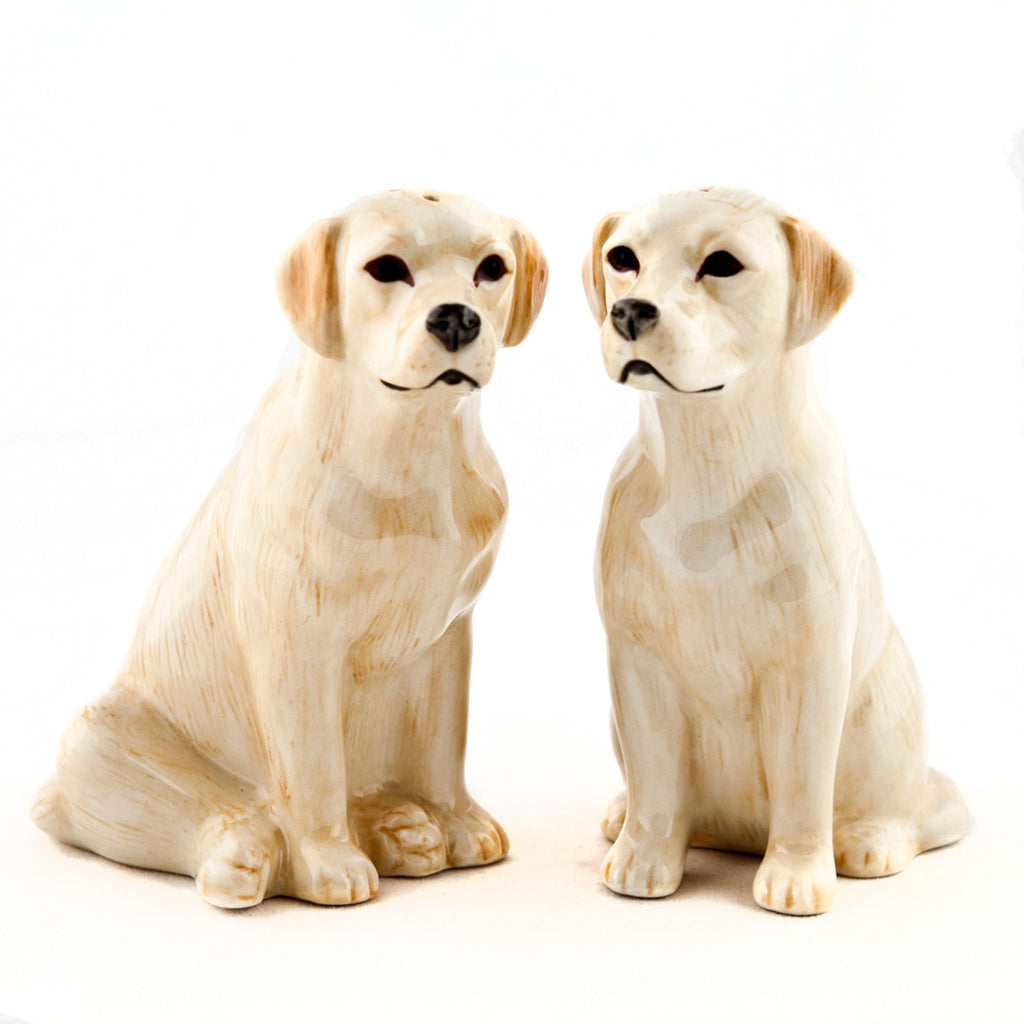 Golden Lab Salt and Pepper Shakers