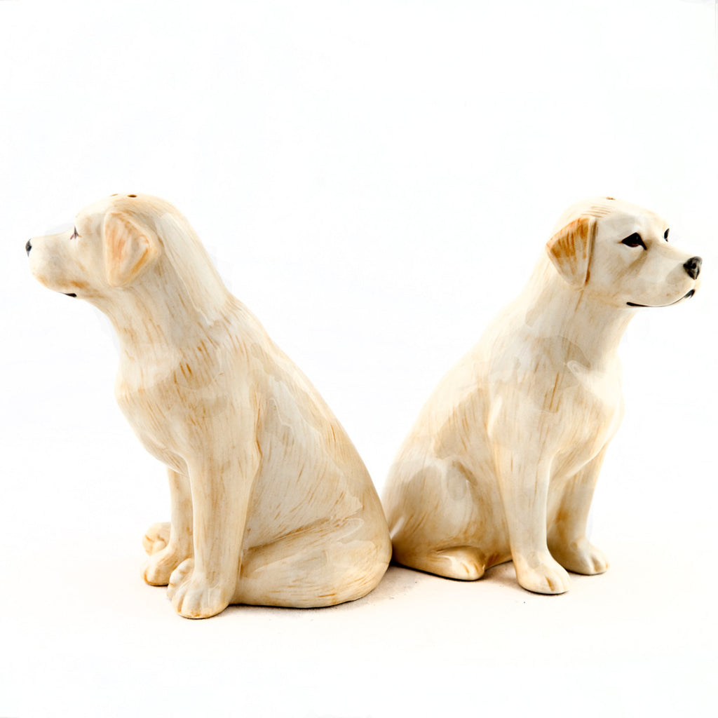 Golden Lab Salt and Pepper Shakers