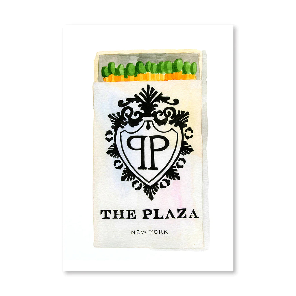 The Plaza Matchbook Print