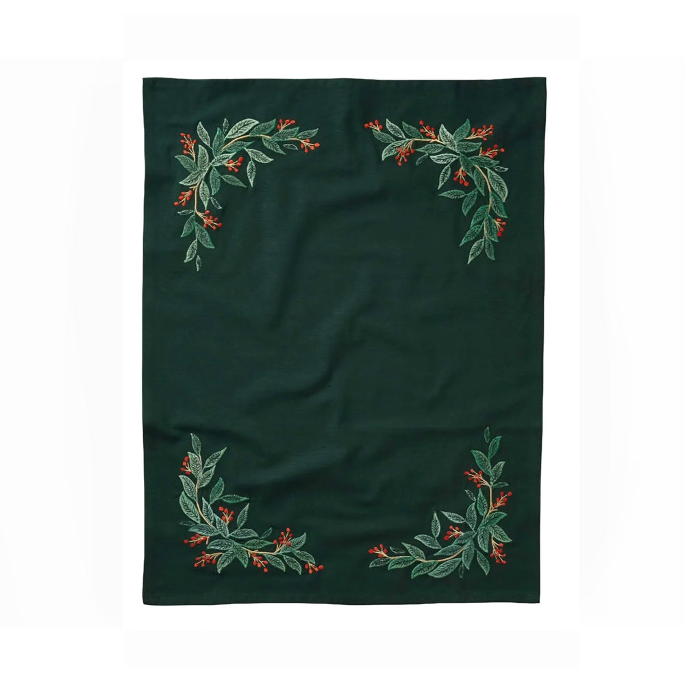 Willowberry Embroidered Tea Towel