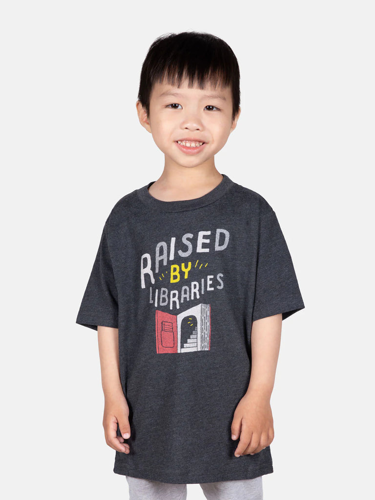 Raised By Libraries Kids T-Shirt