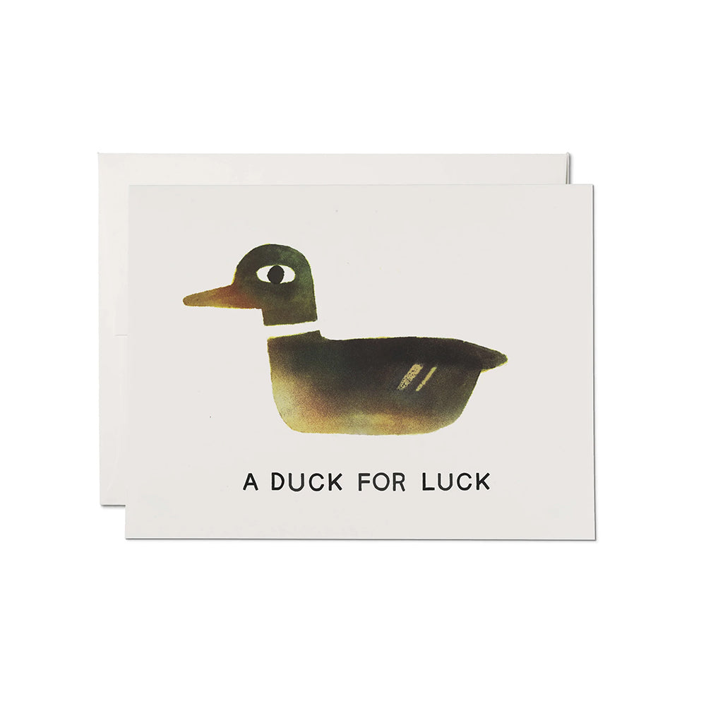 A Duck Notecard