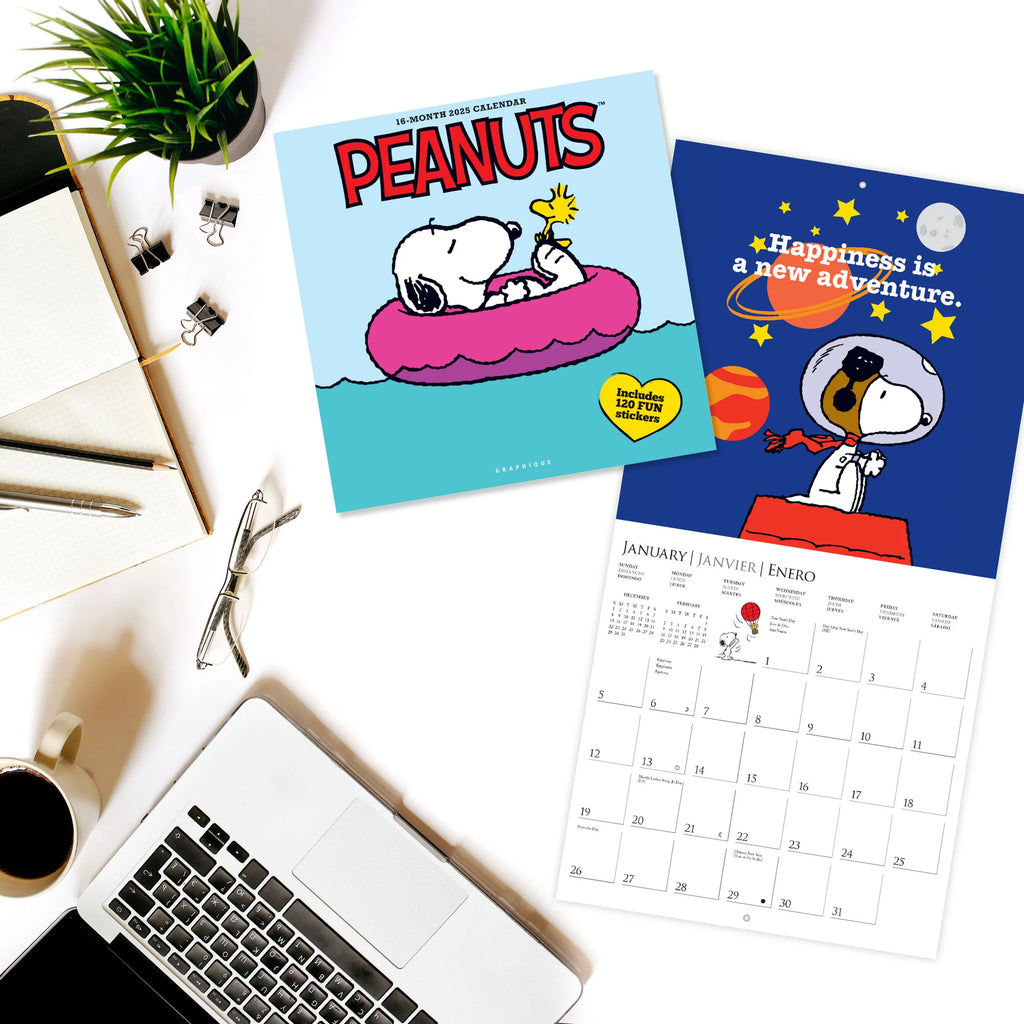 Peanuts 2025 Wall Calendar