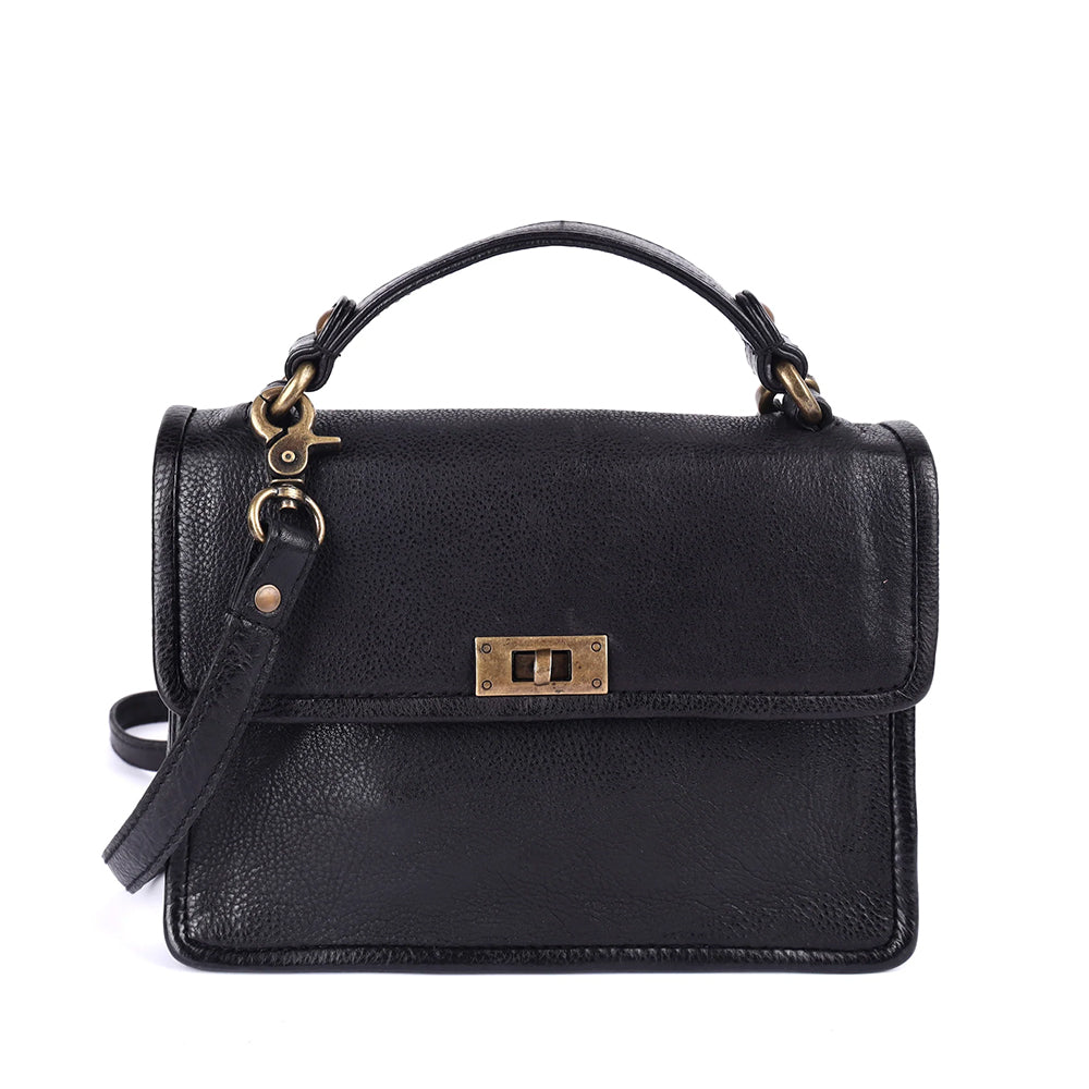 Leather Crossbody Bag: Arlo