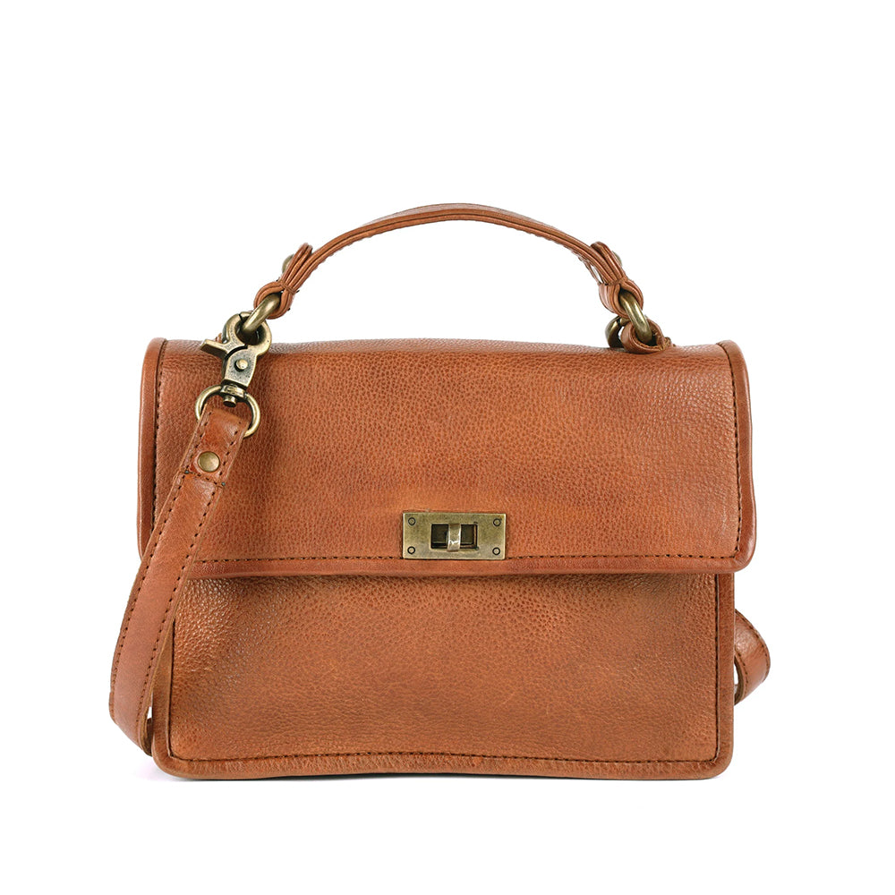 Leather Crossbody Bag: Arlo