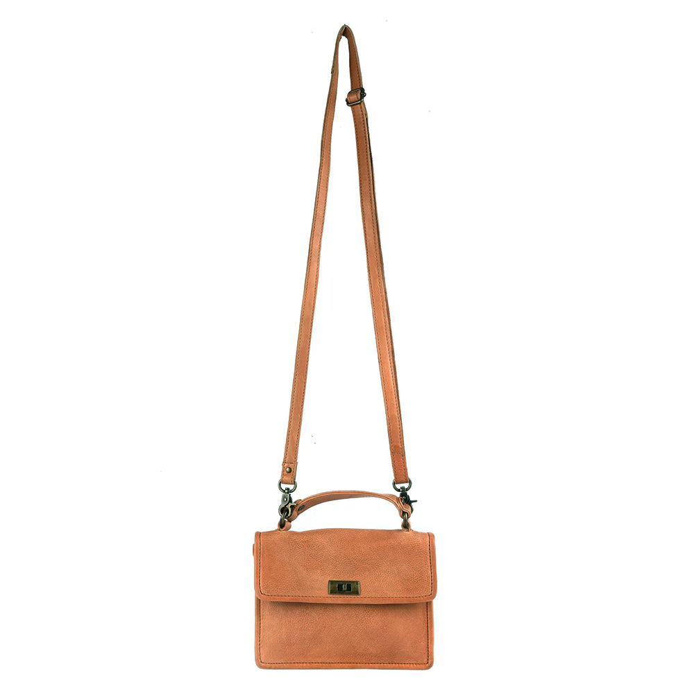 Leather Crossbody Bag: Arlo