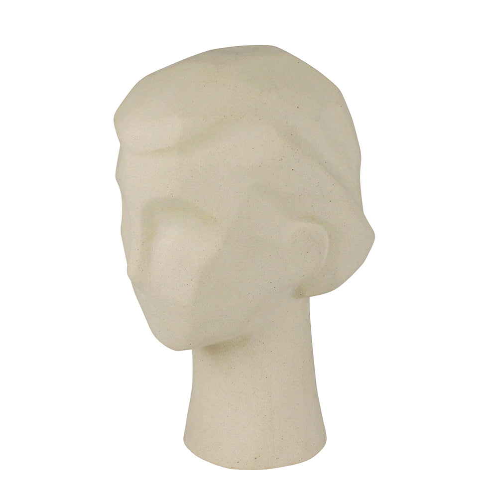 Ava Geometric Ceramic Bust