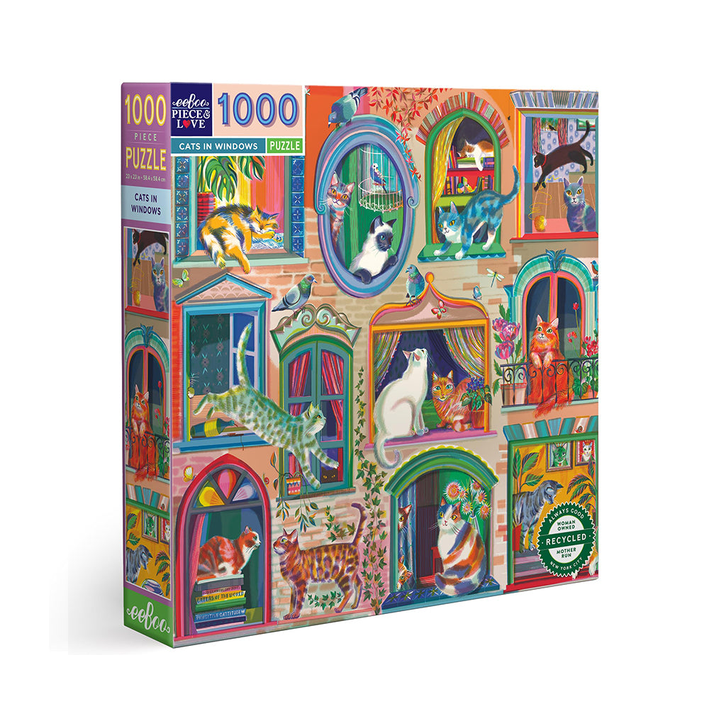 Cats in Windows Puzzle | The New York Public Library Shop