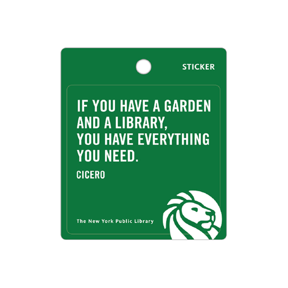 NYPL Cicero Sticker