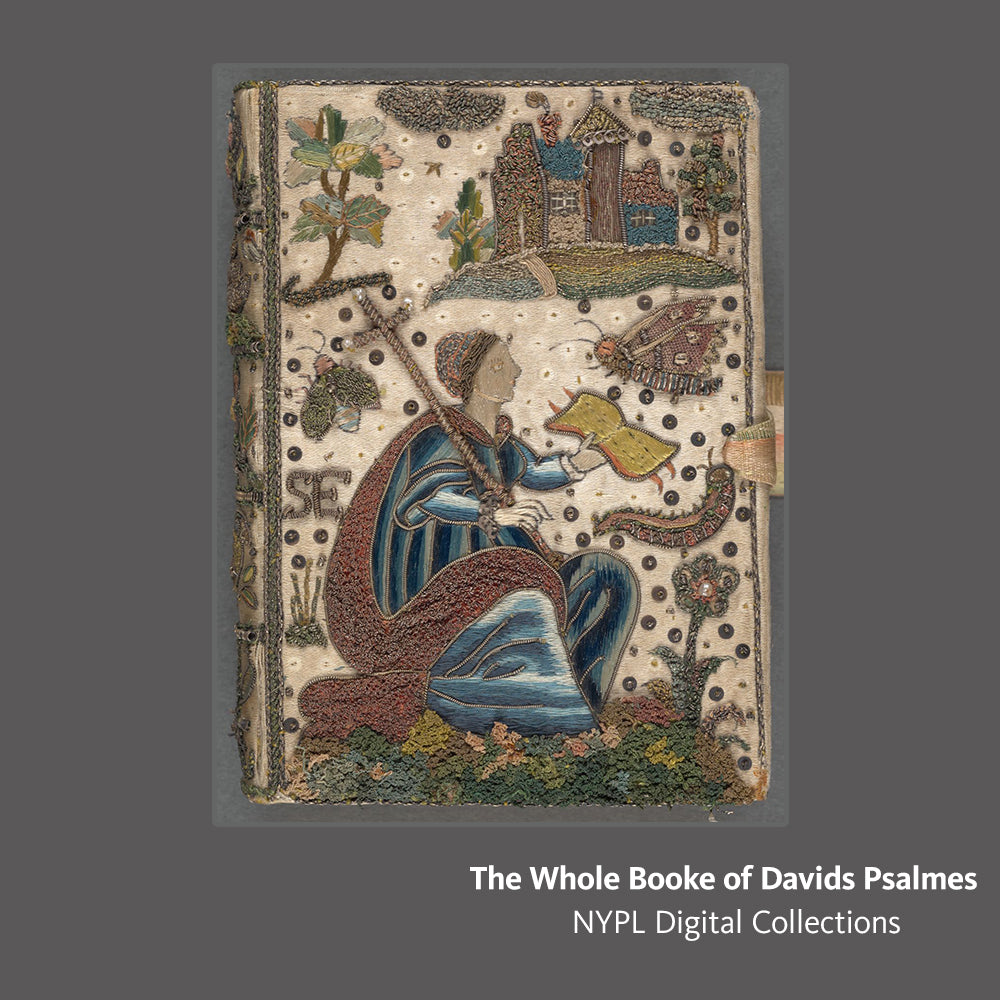 NYPL Psalms Oblong Silk Scarf