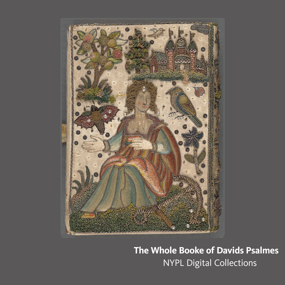 NYPL Psalms Oblong Silk Scarf