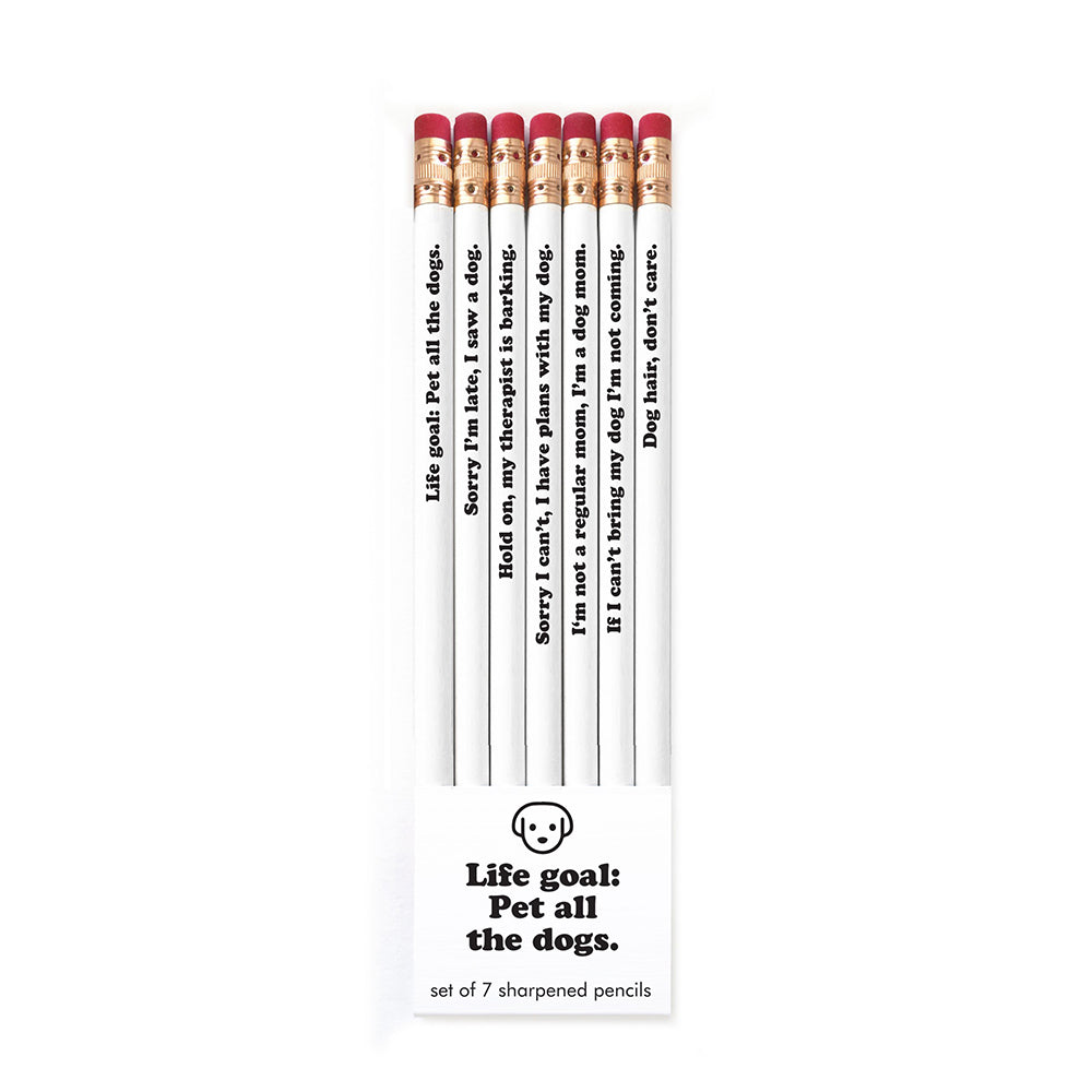 Pet All The Dogs Pencil Set