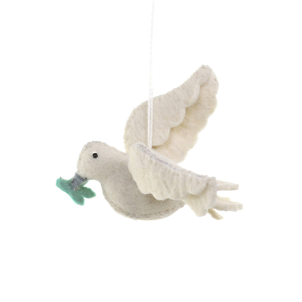 Dove Wool Ornament