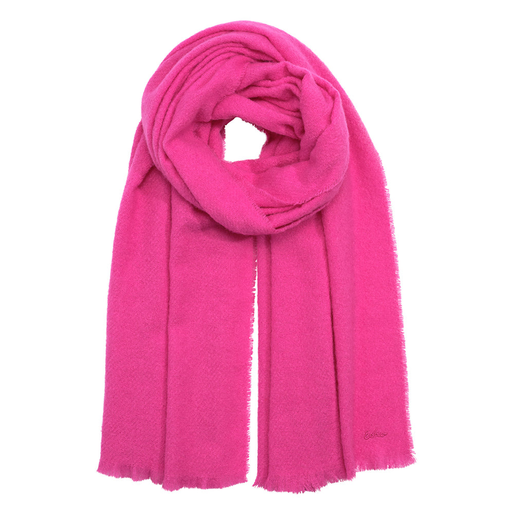 Buzzy Boucle Solid Scarf