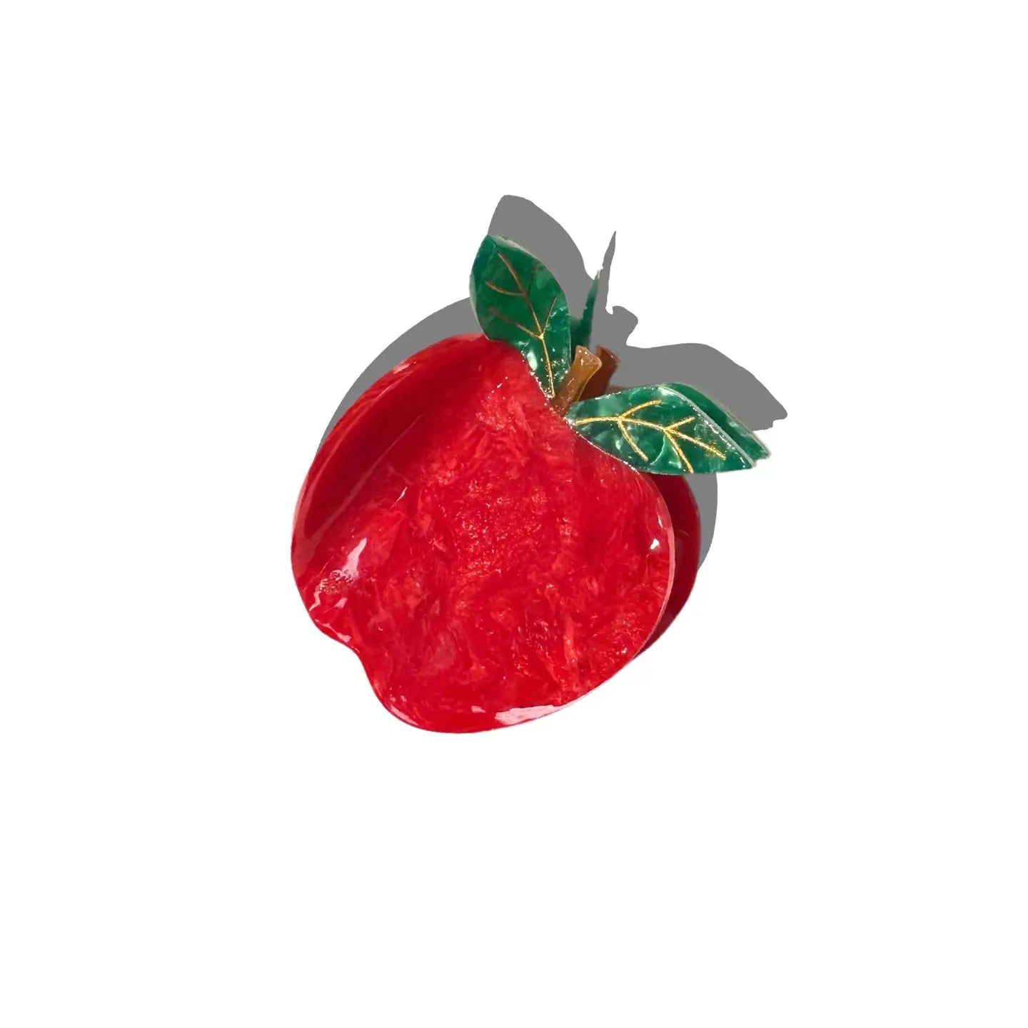 Hand-Painted Big Apple Claw Hair Clip | The New York Public