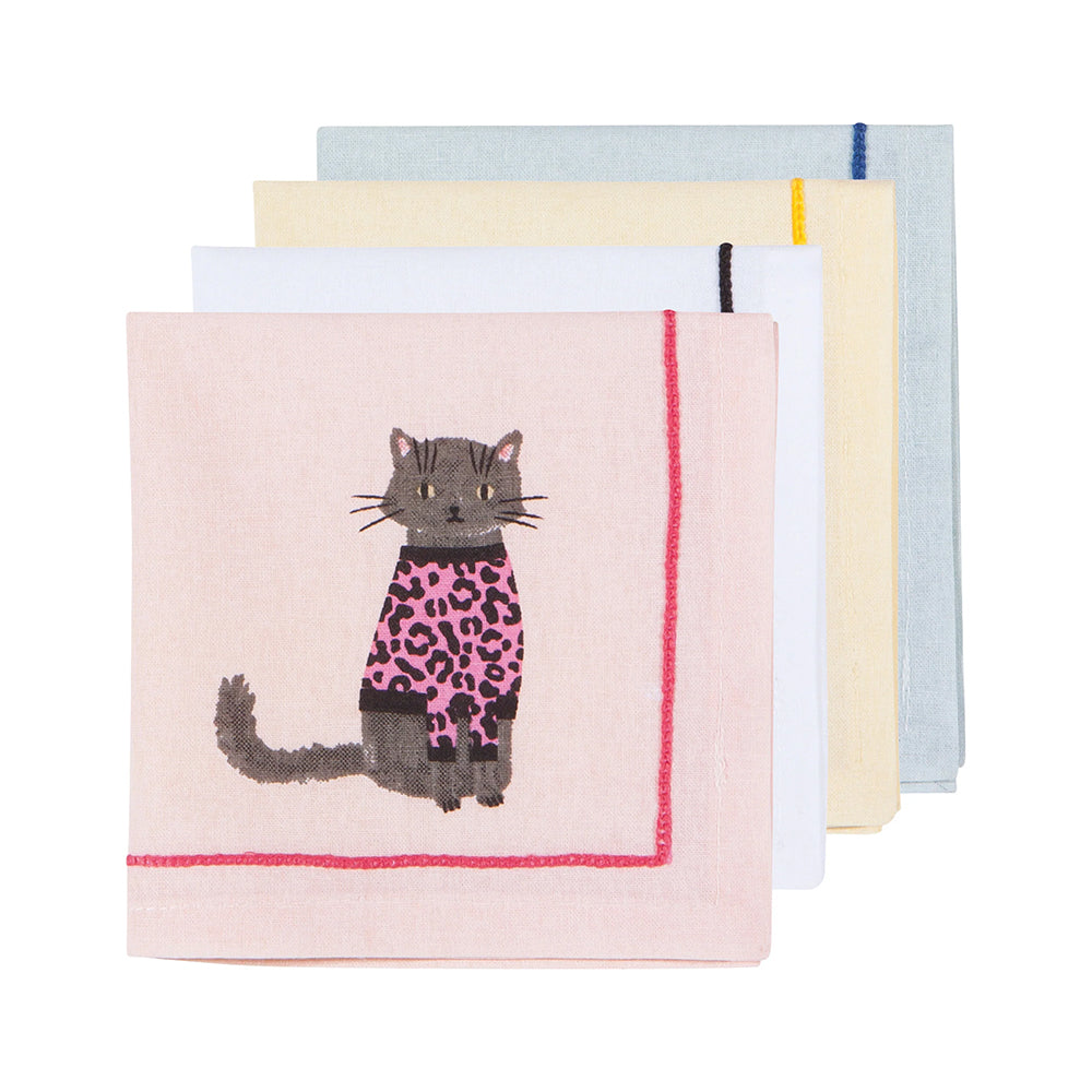 Feline Fine Cocktail Napkins