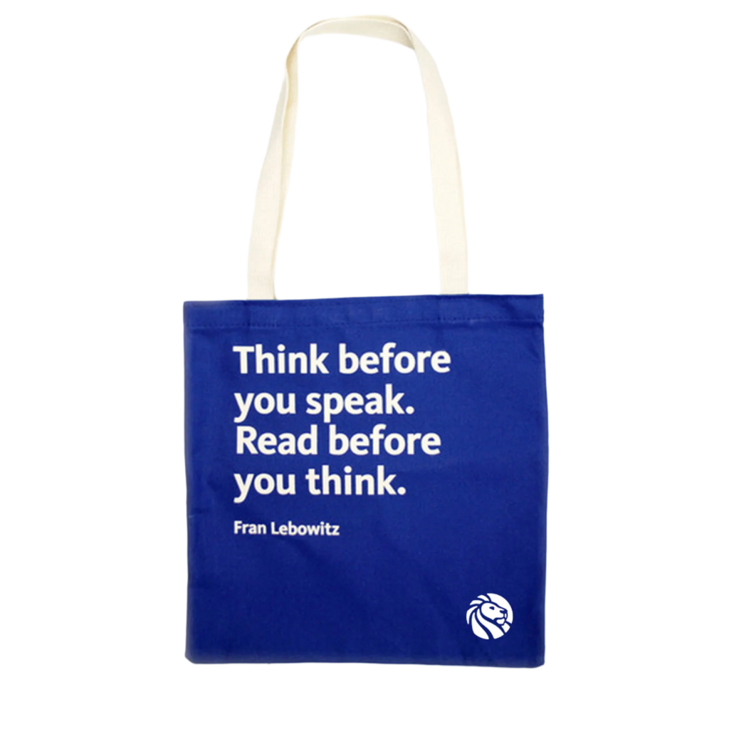 NYPL Fran Lebowitz Tote Bag