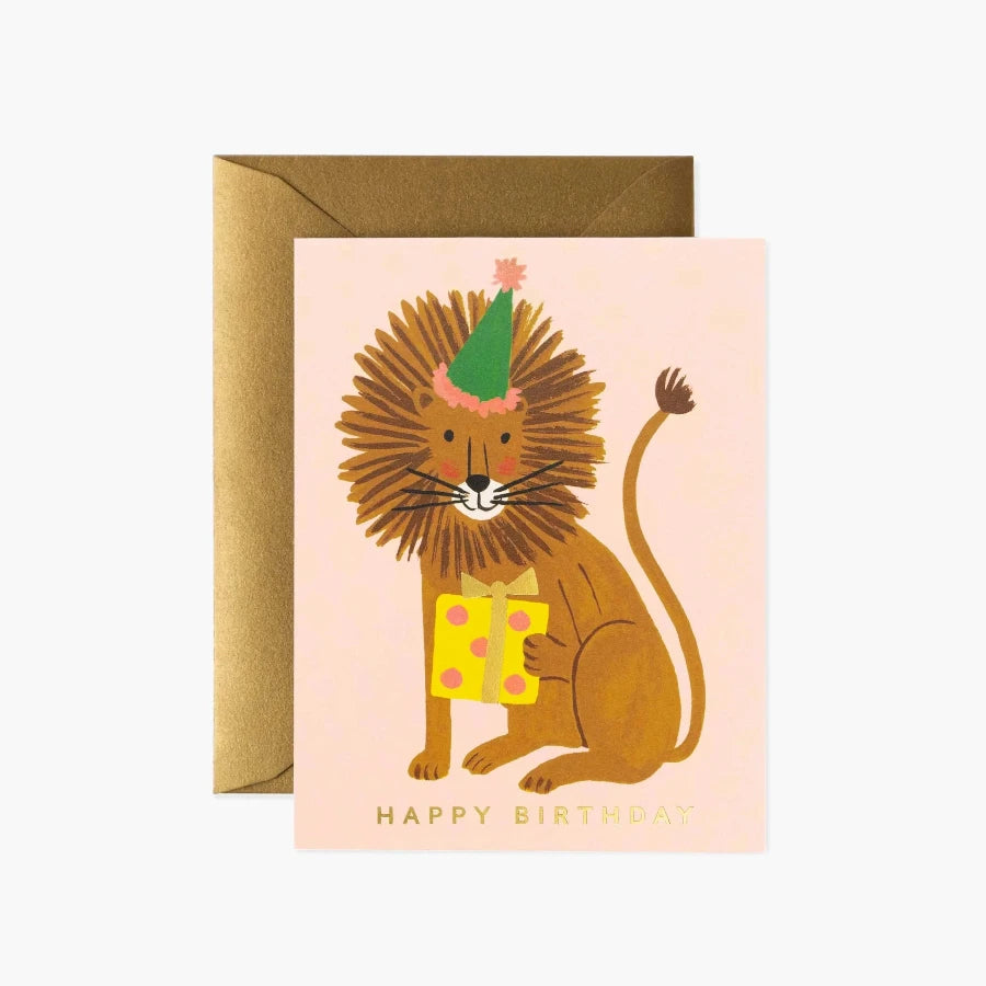 Lion Birthday Notecard