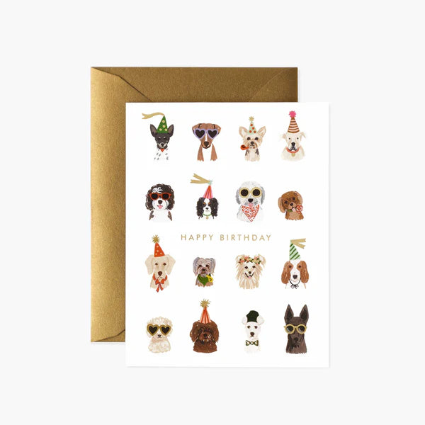 Party Pups Birthday Notecard