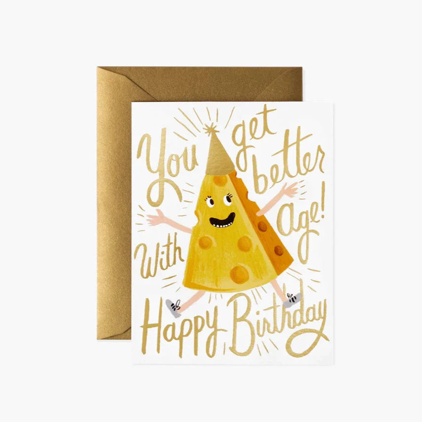 Better With Age Birthday Notecard