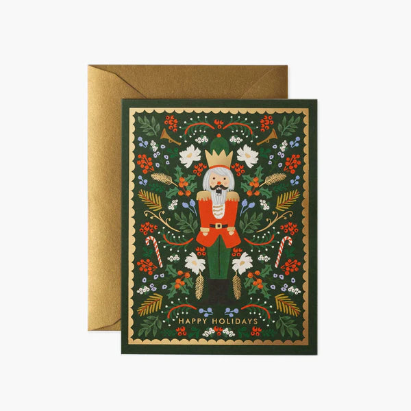 Evergreen Nutcracker Holiday Card Set