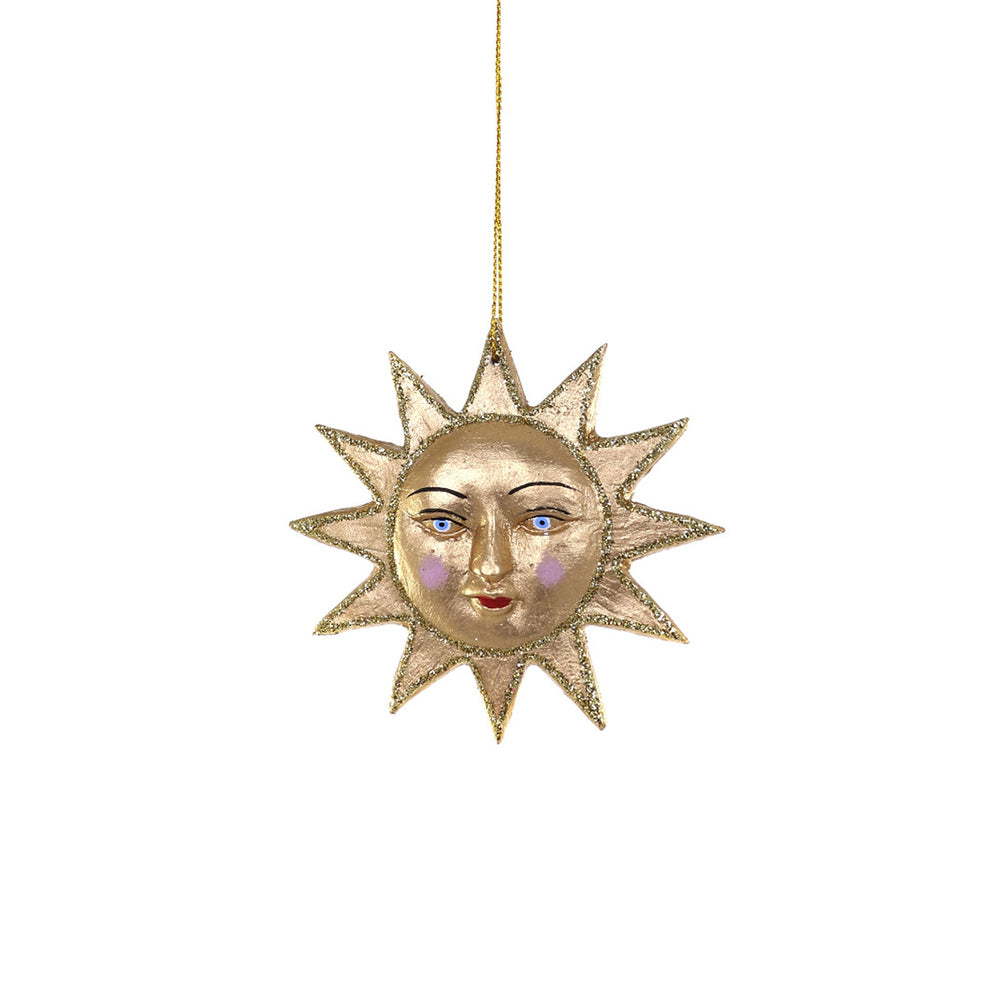 Gilded Sun Ornament