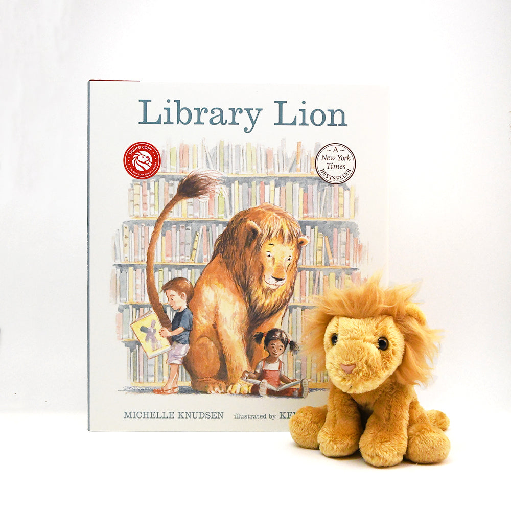 Hardcover Library Lion Book + Lion Plush Set | The New York Public ...