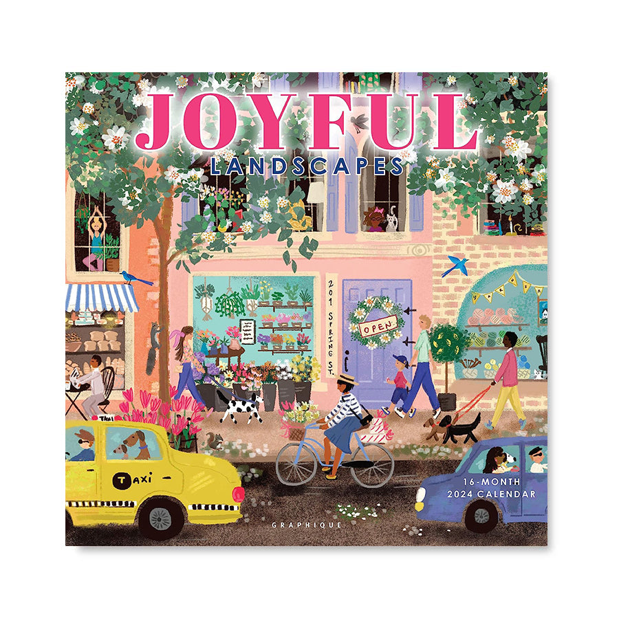 Joyful Landscape 2024 16-month Wall Calendar