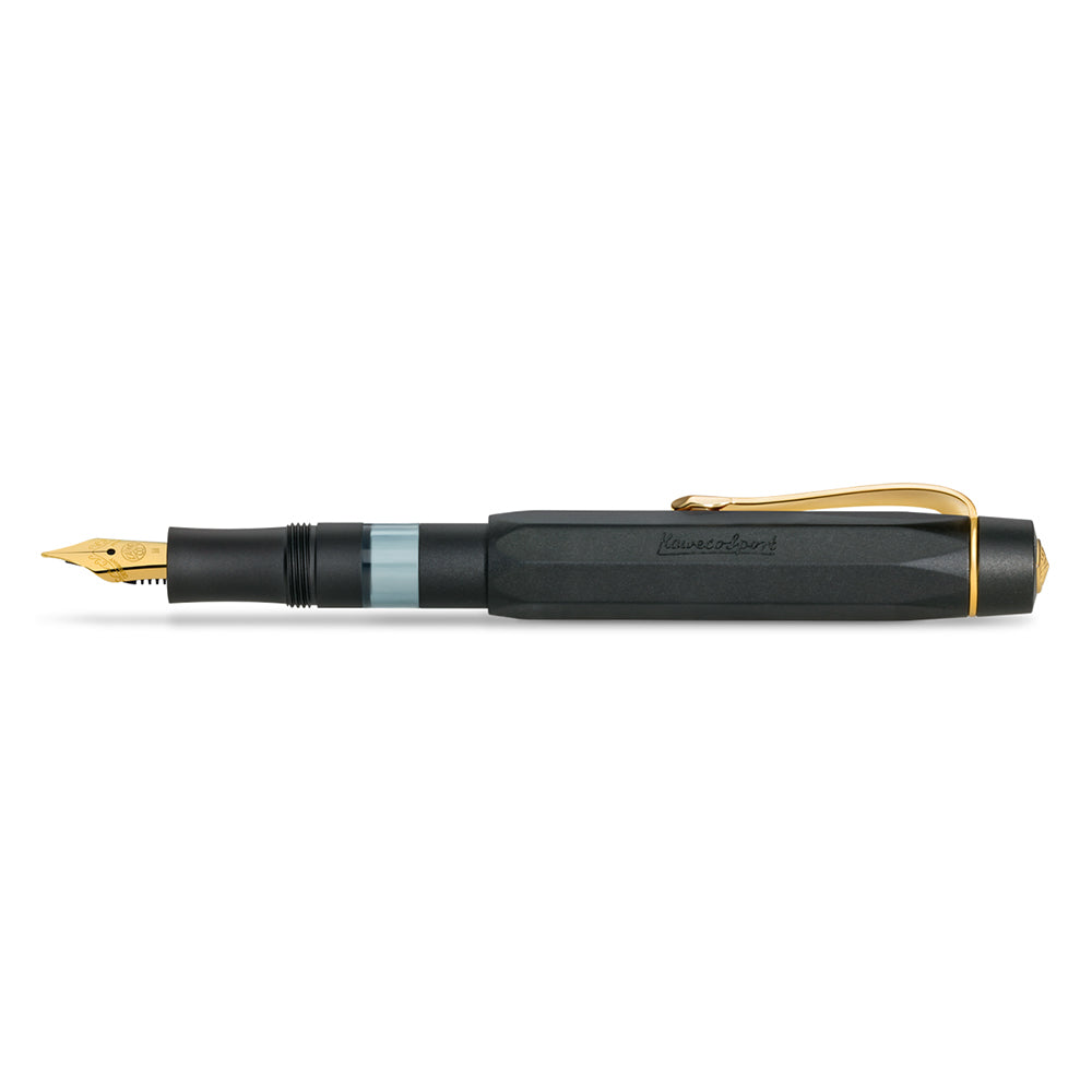 Black Kaweco Piston Sport Fountain Pen