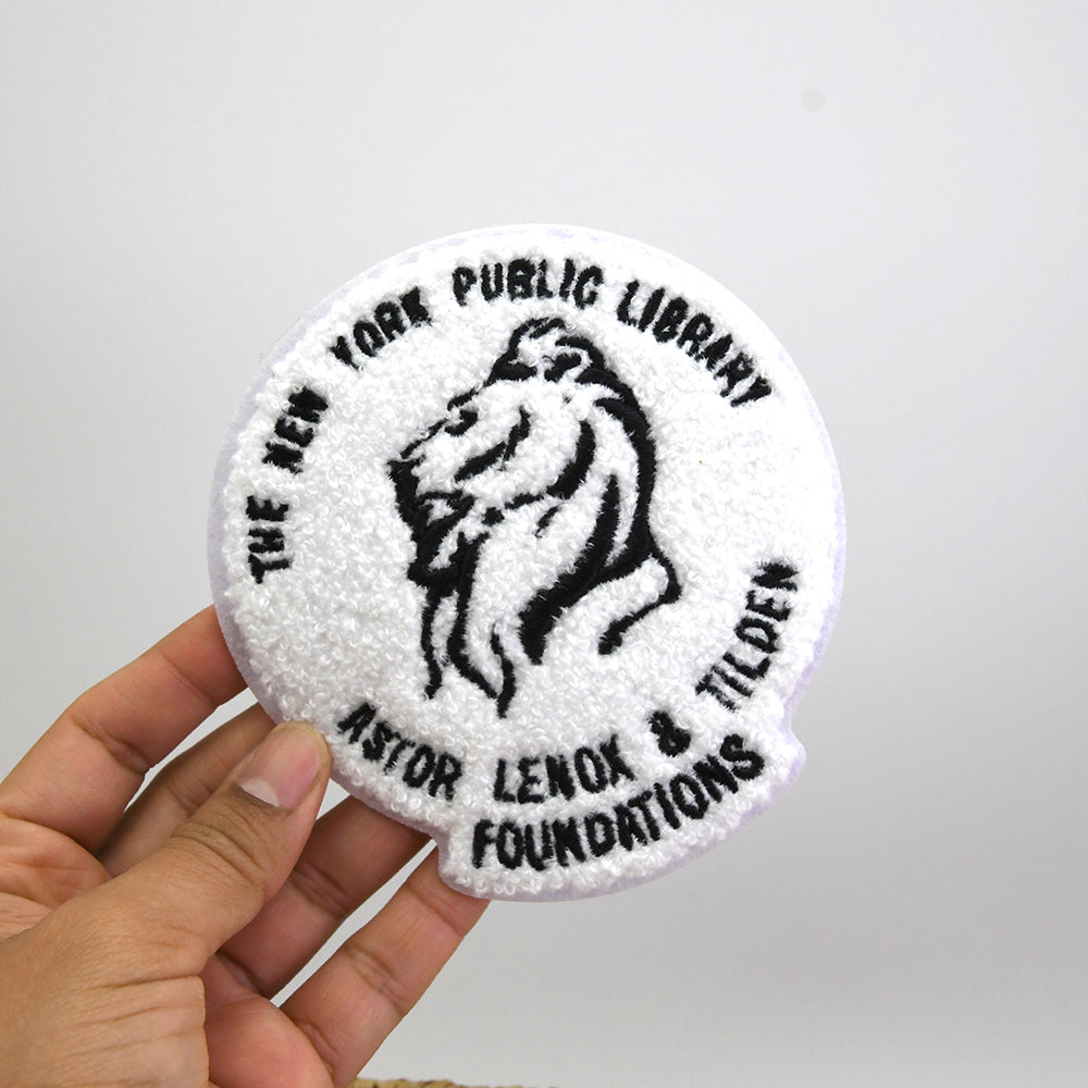 NYPL Lion Logo Chenille Patch