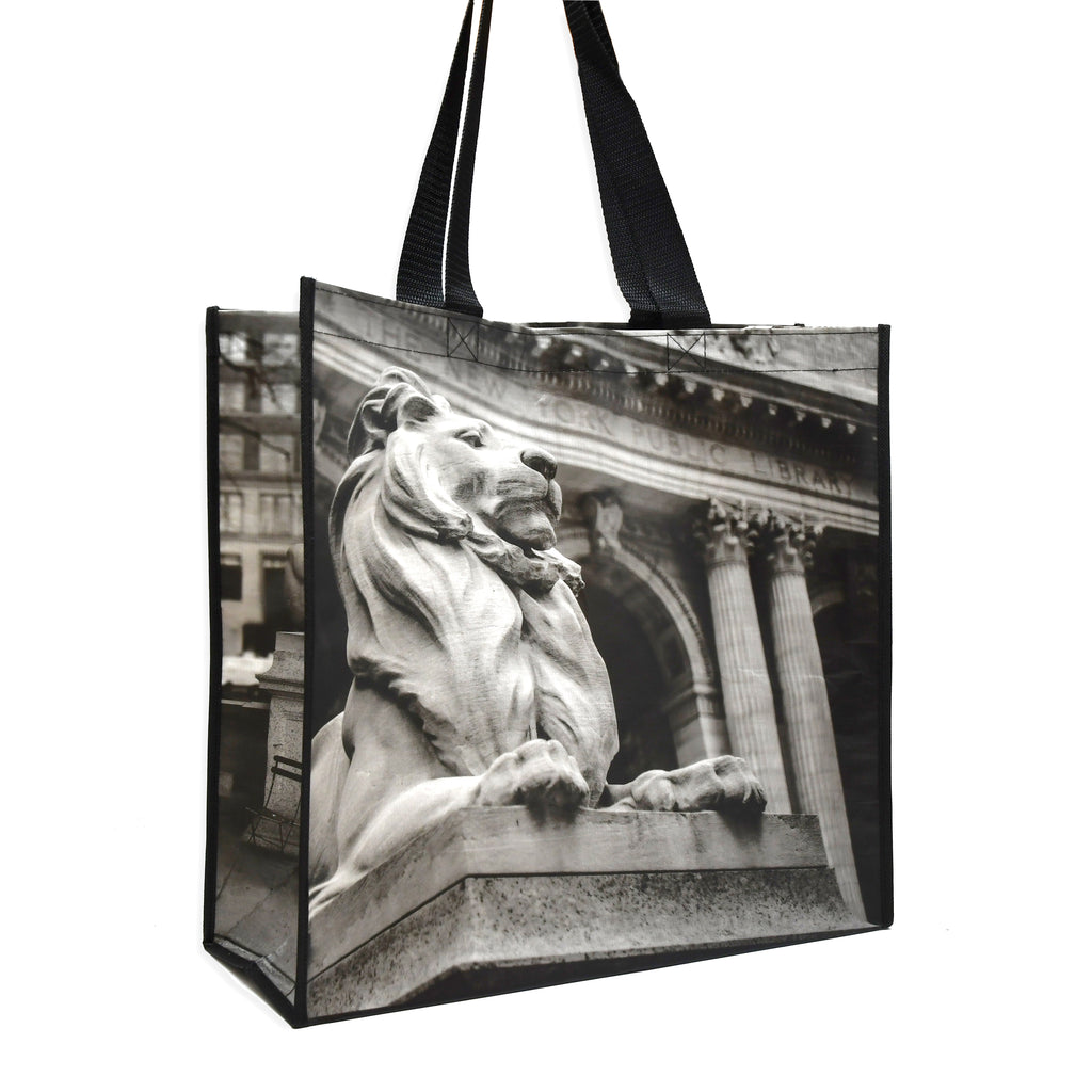 Recycled NYPL Lions Tote