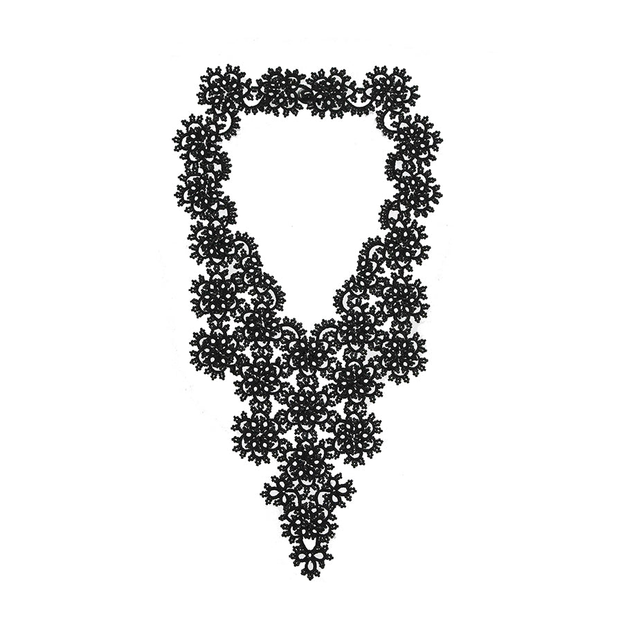 Lace Necklace: Classica Mega in Black