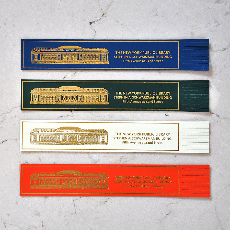 NYPL Leather Library Bookmark | The New York Public Library Shop