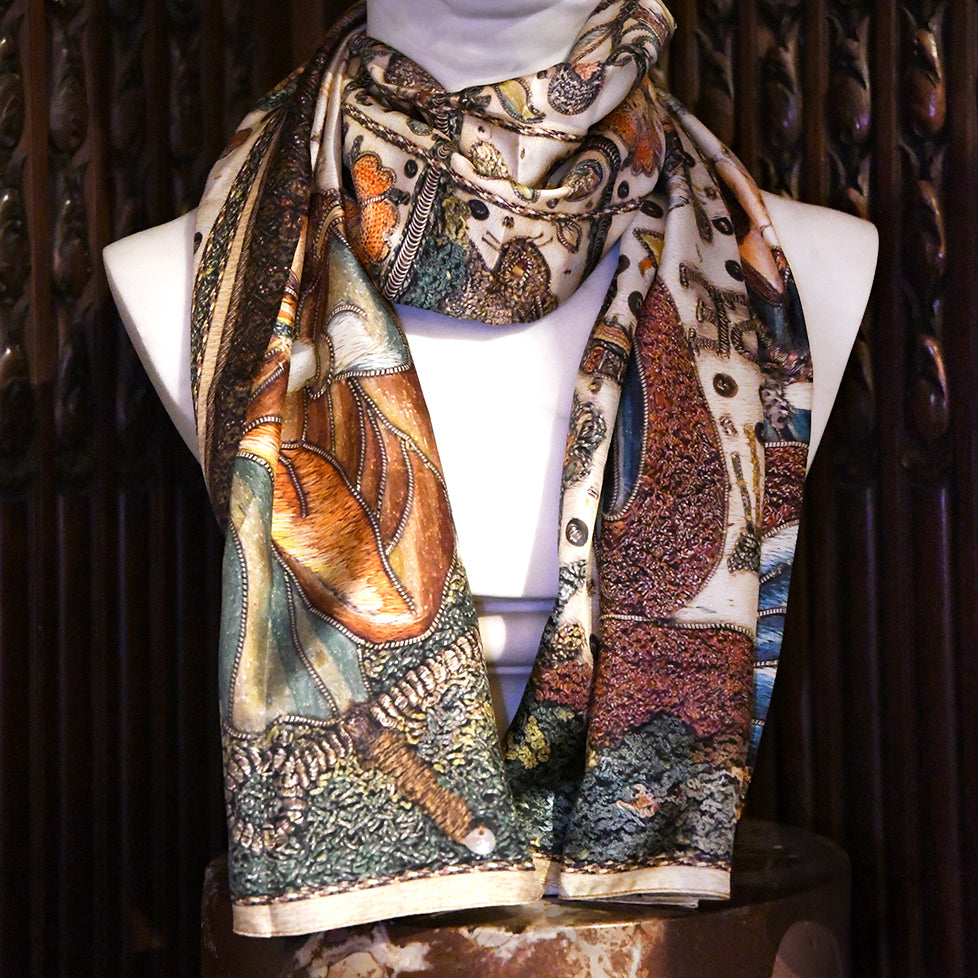 NYPL Psalms Oblong Silk Scarf