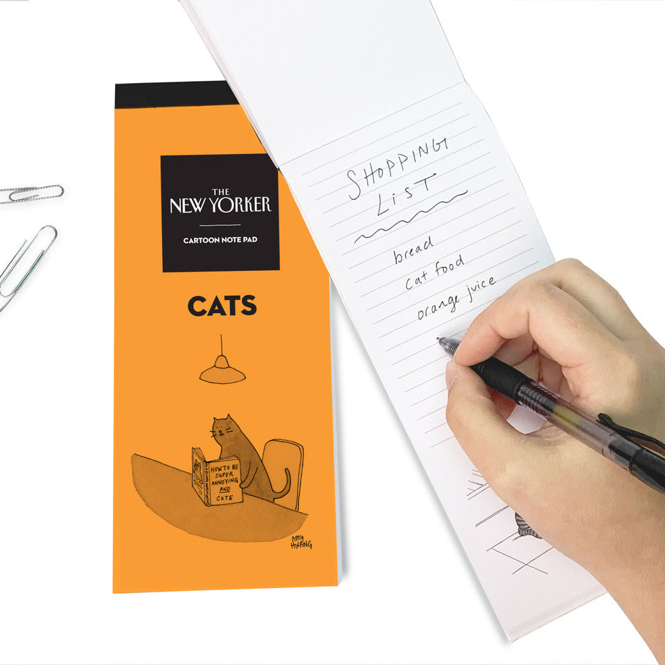 Cats New Yorker Notepad