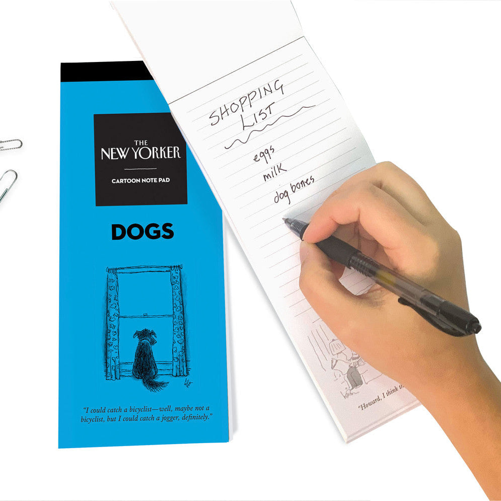 Dogs New Yorker Notepad