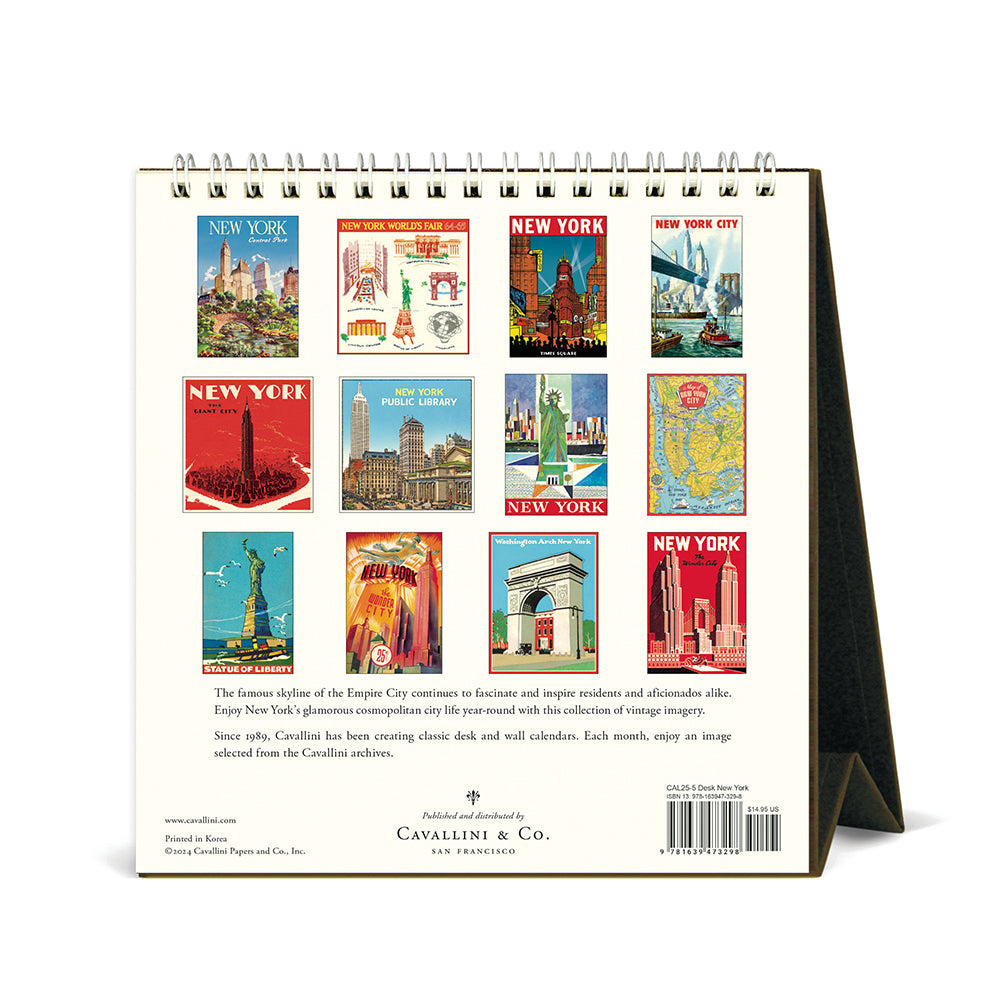 New York City 2025 Desk Calendar