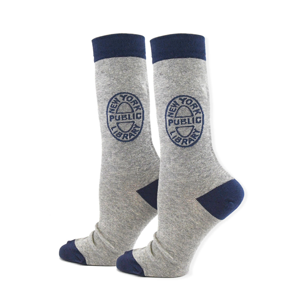 NYPL Bookbinding Stamp Socks