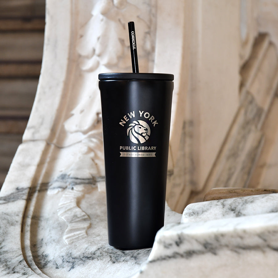 NYPL Corkcicle Cold Cup With Straw
