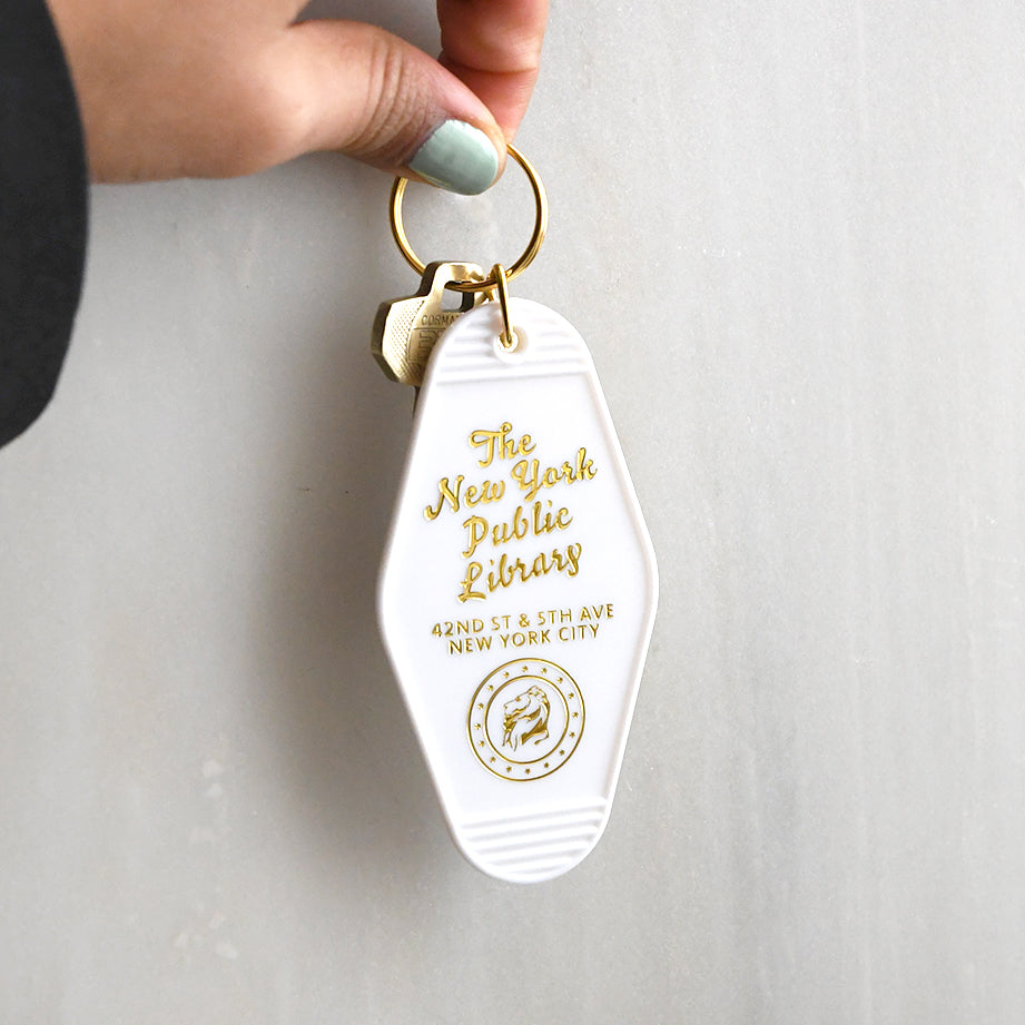 NYPL Motel Keychain | The New York Public Library Shop