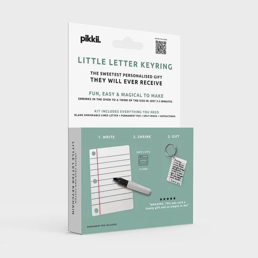 Little Letter Shrink Keyring Kit | The New York Public Library Shop