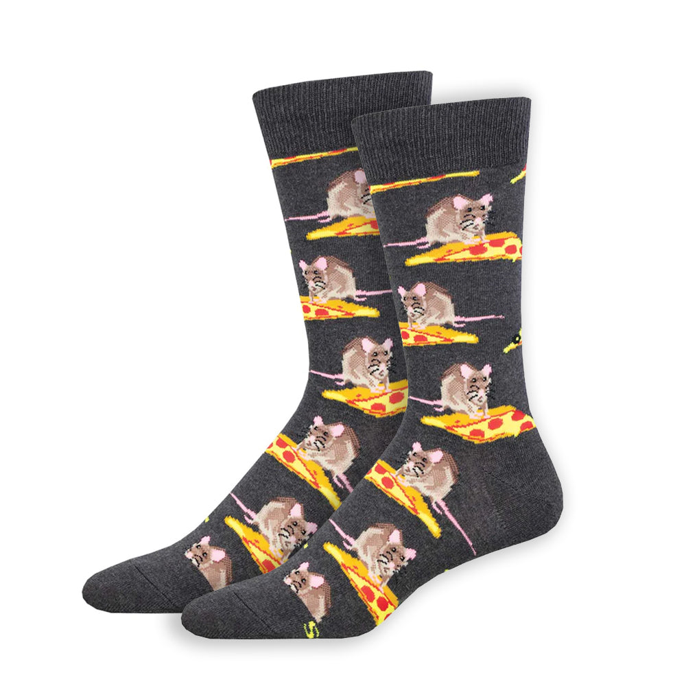 Pizza Rat Men's Socks