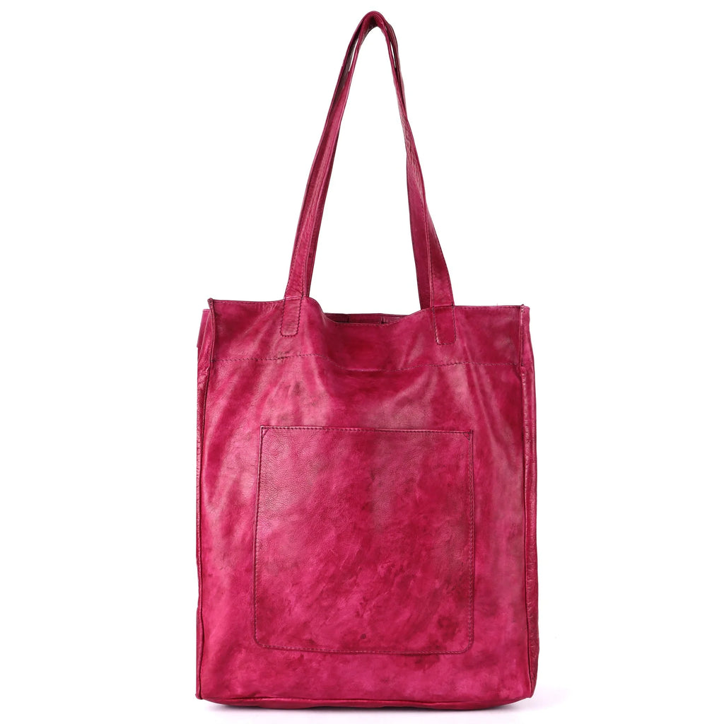 Leather Tote Bag: Margie