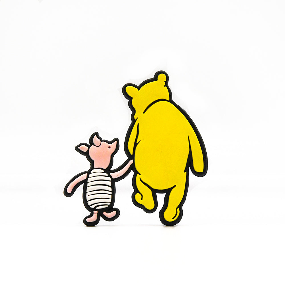 NYPL Soft Rubber Winnie-the-Pooh & Piglet Magnet