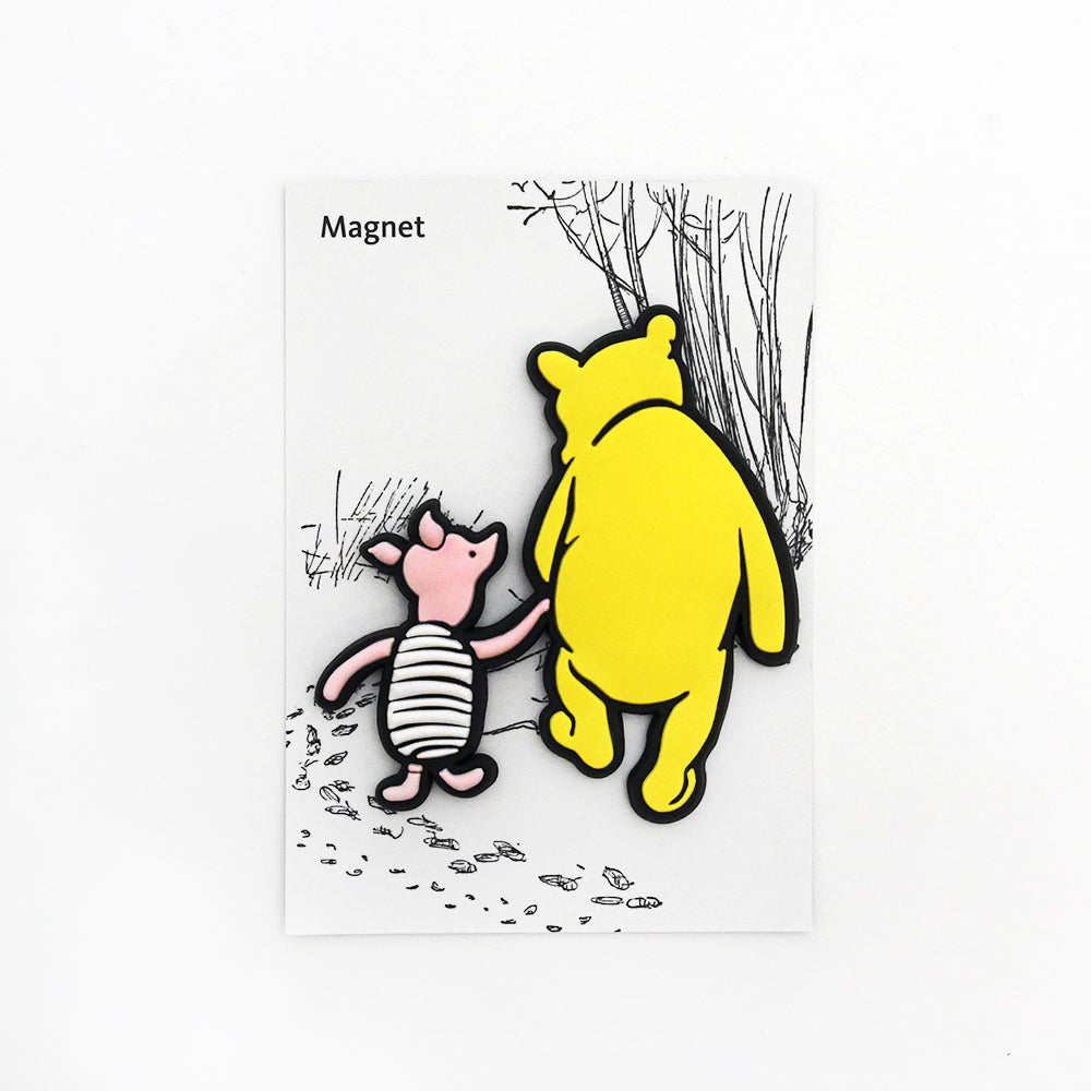 NYPL Soft Rubber Winnie-the-Pooh & Piglet Magnet