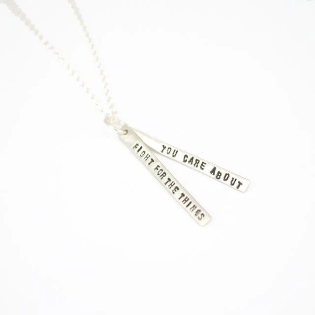 Ruth Bader Ginsburg Quote Necklace